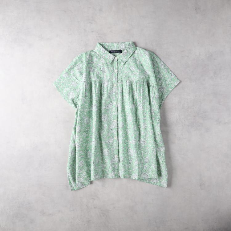 ライトオン(Right-on)のHONEYSUCKLE ROSE(ハニーサックルローズ)総柄ブラウス シャツ・ブラウス