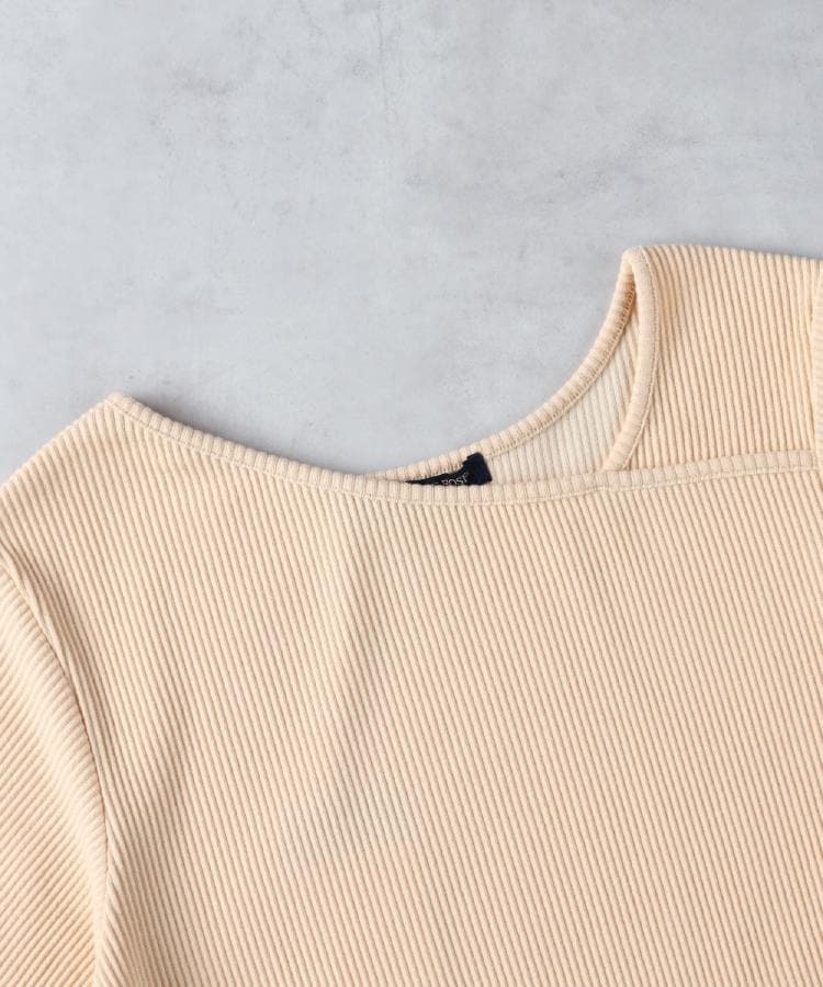 ライトオン(Right-on)のHONEYSUCKLE ROSE(ハニーサックルローズ)アシメカット長袖Ｔシャツ8