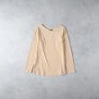 ライトオン(Right-on)のHONEYSUCKLE ROSE(ハニーサックルローズ)アシメカット長袖Ｔシャツ ピンク(0043)