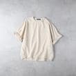 ライトオン(Right-on)のHONEYSUCKLE ROSE(ハニーサックルローズ)「ミニミニテリー」コクーンシルエットドルマンＴシャツ キナリ(0071)