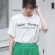 ライトオン(Right-on)のHONEYSUCKLE ROSE(ハニーサックルローズ)ロゴプリントＴシャツ オフホワイト(0091)