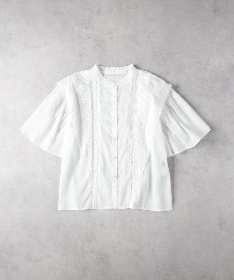 ライトオン(Right-on)のHONEYSUCKLE ROSE(ハニーサックルローズ)半袖レースブラウス8