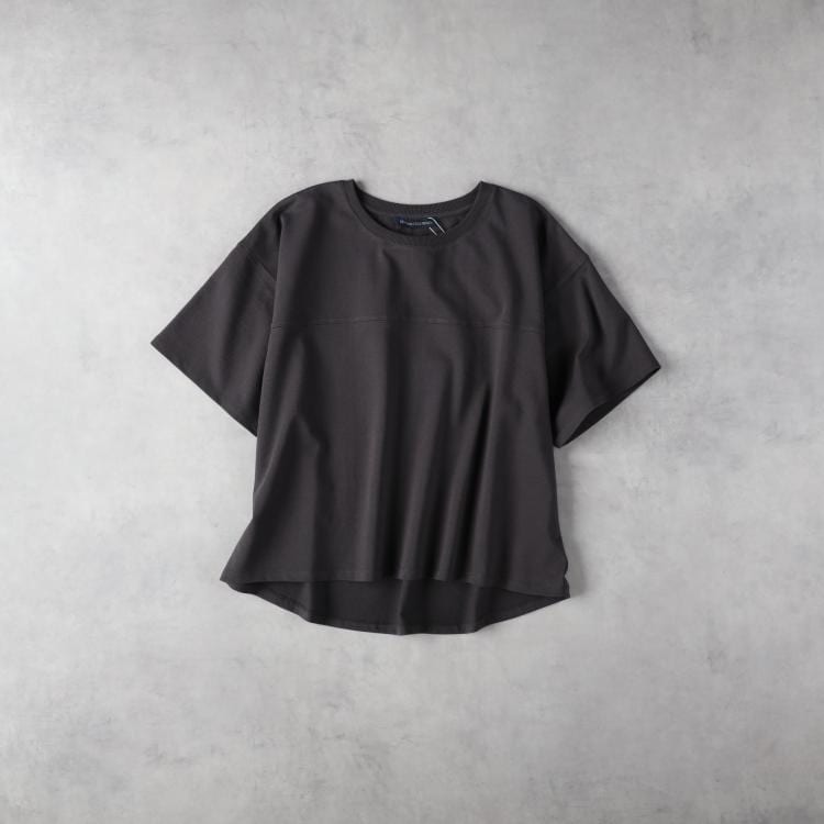 ライトオン(Right-on)のHONEYSUCKLE ROSE(ハニーサックルローズ)フロント切り替えワイドＴ Ｔシャツ