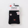 ライトオン(Right-on)のHANES(ヘインズ)ラグランスリーブTシャツ ブラック(0099)