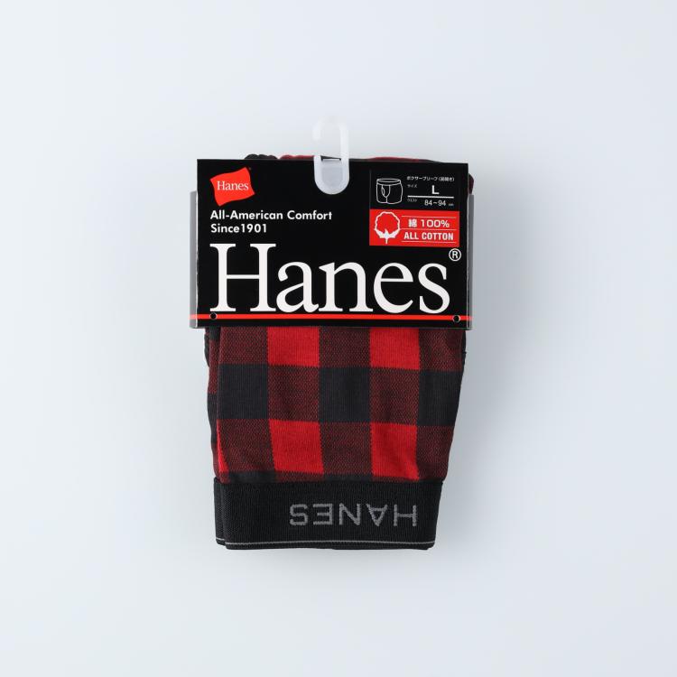 ライトオン(Right-on)のHANES(ヘインズ)フライスブロックチェックパンツ ボクサーパンツ