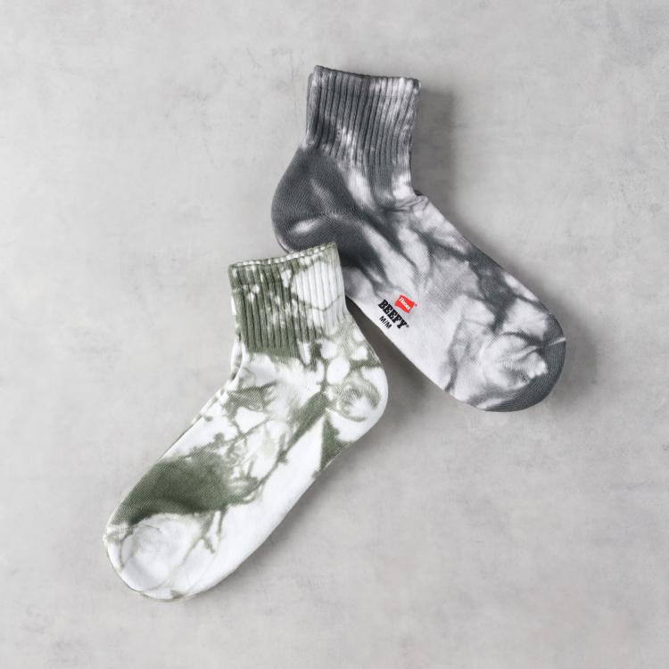 ライトオン(Right-on)のHANES(ヘインズ)「BEEFY」クォーターレングスソックス/2足セット ソックス