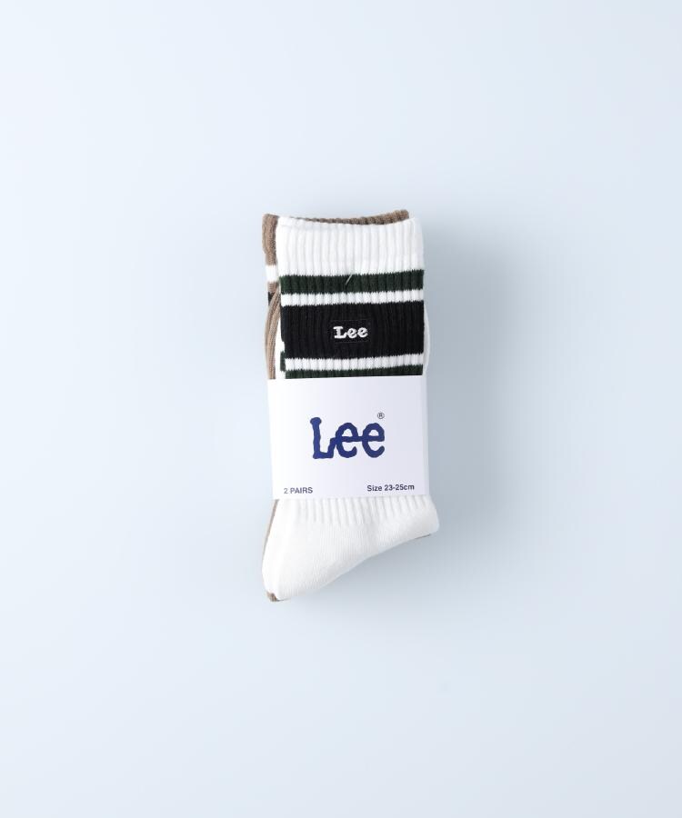 ファッションシーンで話題のこれから流行るブランド12選 Lee(リー)【2足セット】レギュラーソックス（ソックス） Right | レッグウェア