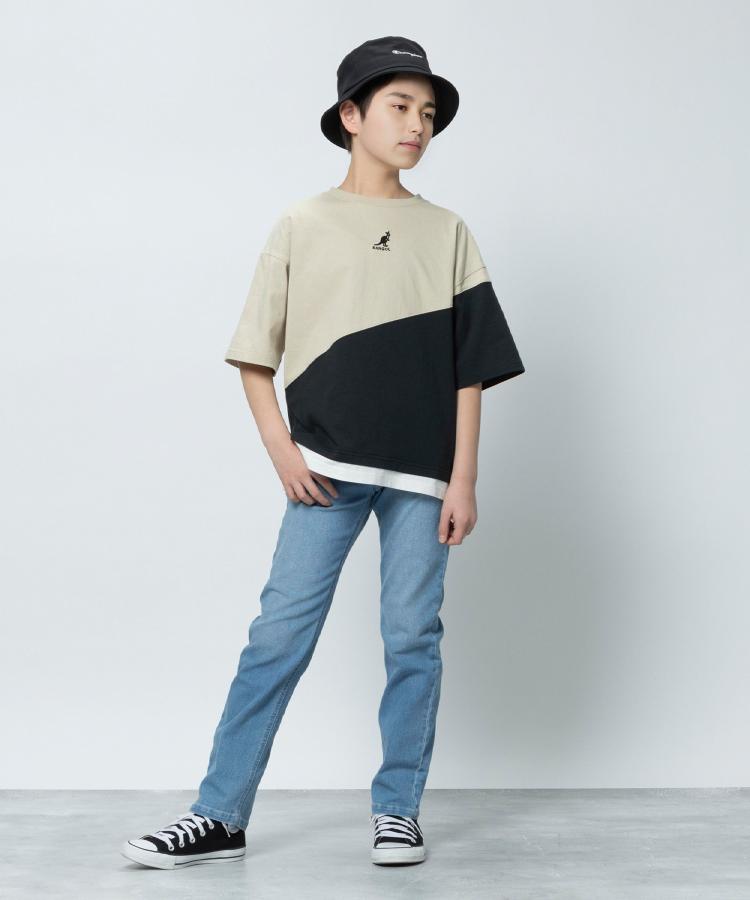 ライトオン(Right-on)のMPS(エムピーエス)タイトストレートデニムパンツ46