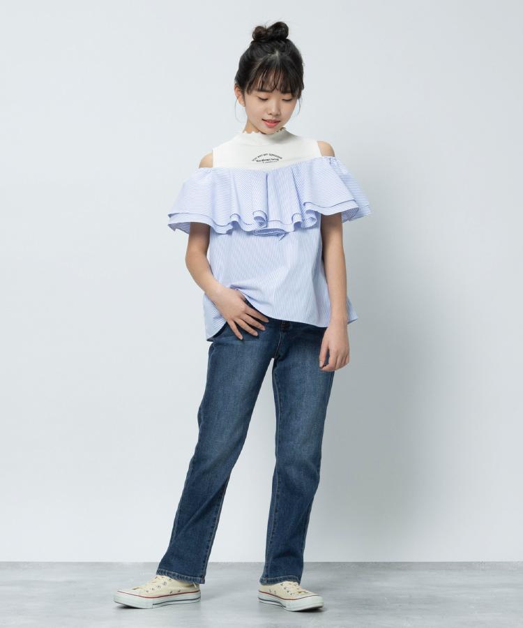 ライトオン(Right-on)のMPS(エムピーエス)【140〜170展開】「KODONA」タイトストレートデニムパンツ23