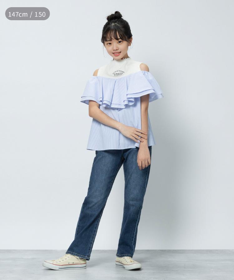 ライトオン(Right-on)のMPS(エムピーエス)【140〜170展開】「KODONA」タイトストレートデニムパンツ25