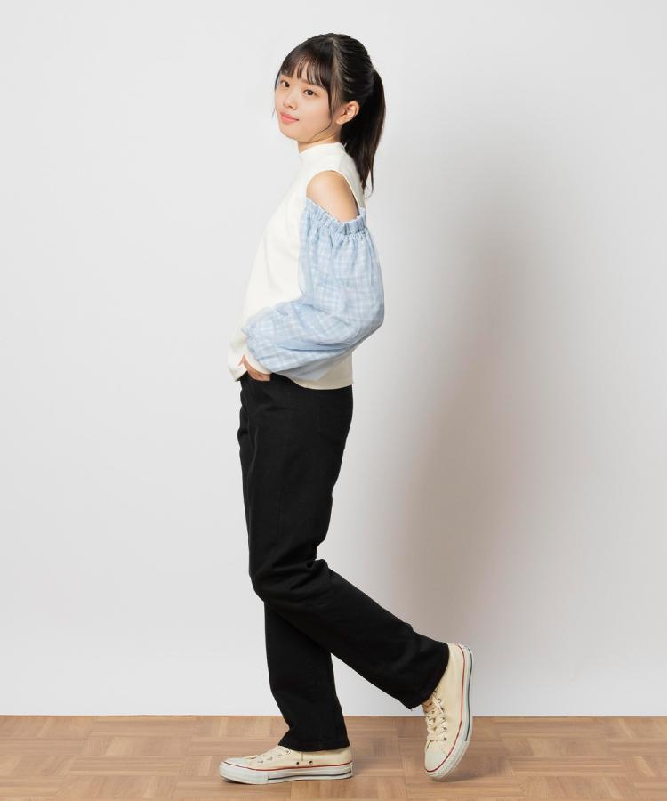 ライトオン(Right-on)のMPS(エムピーエス)【140〜170展開】「KODONA」タイトストレートパンツ7