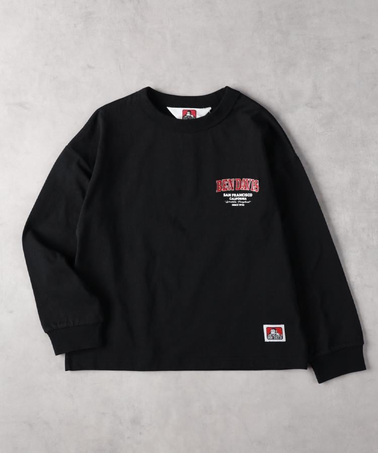 ライトオン(Right-on)のBEN DAVIS(ベンデイビス)バックロゴ刺繍長袖Ｔシャツ5