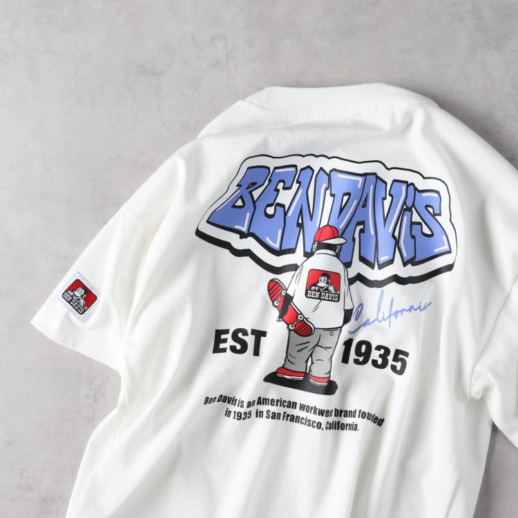ライトオン(Right-on)のBEN DAVIS(ベンデイビス)バックプリントＴシャツ Ｔシャツ