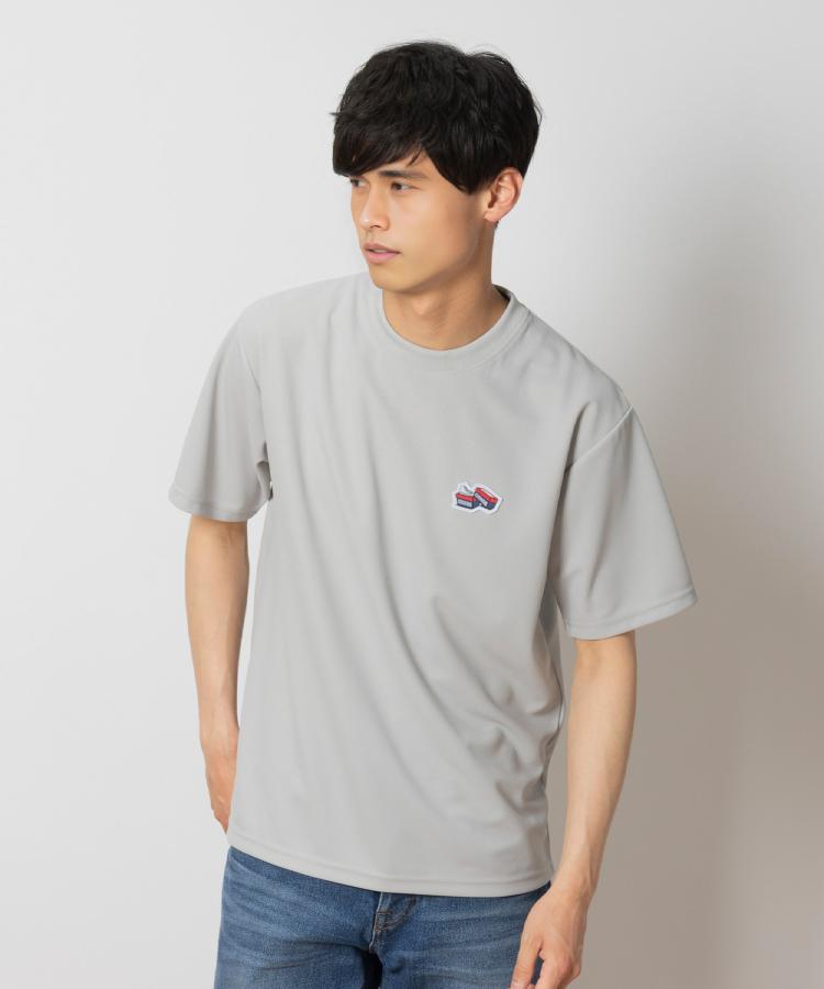 ライトオン(Right-on)のCONVERSE(コンバース)【吸水速乾】プリントTシャツ グレー(0095)