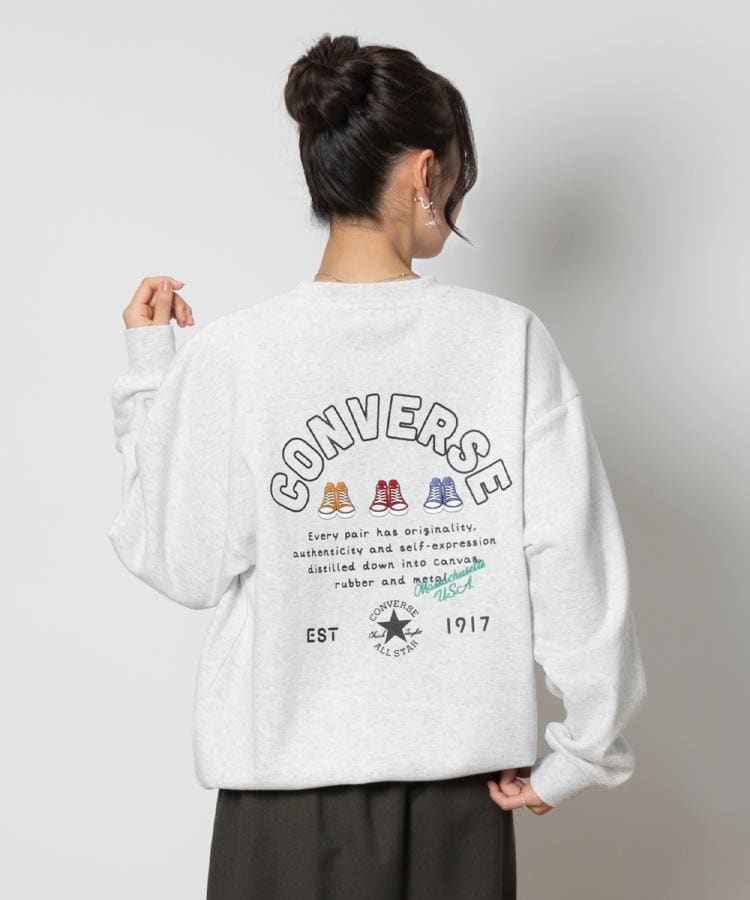 ライトオン(Right-on)のCONVERSE(コンバース)裏起毛クルースウェット キナリ(0071)