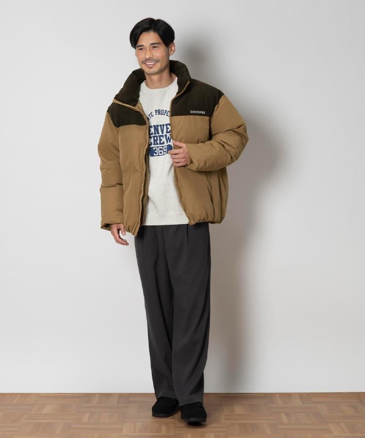 ライトオン(Right-on)のCONVERSE(コンバース)切替コーデュロイ中綿ジャケット9