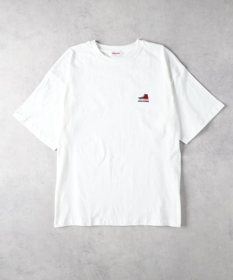ライトオン(Right-on)のCONVERSE(コンバース)ワンポイントＴシャツ ホワイト(0090)