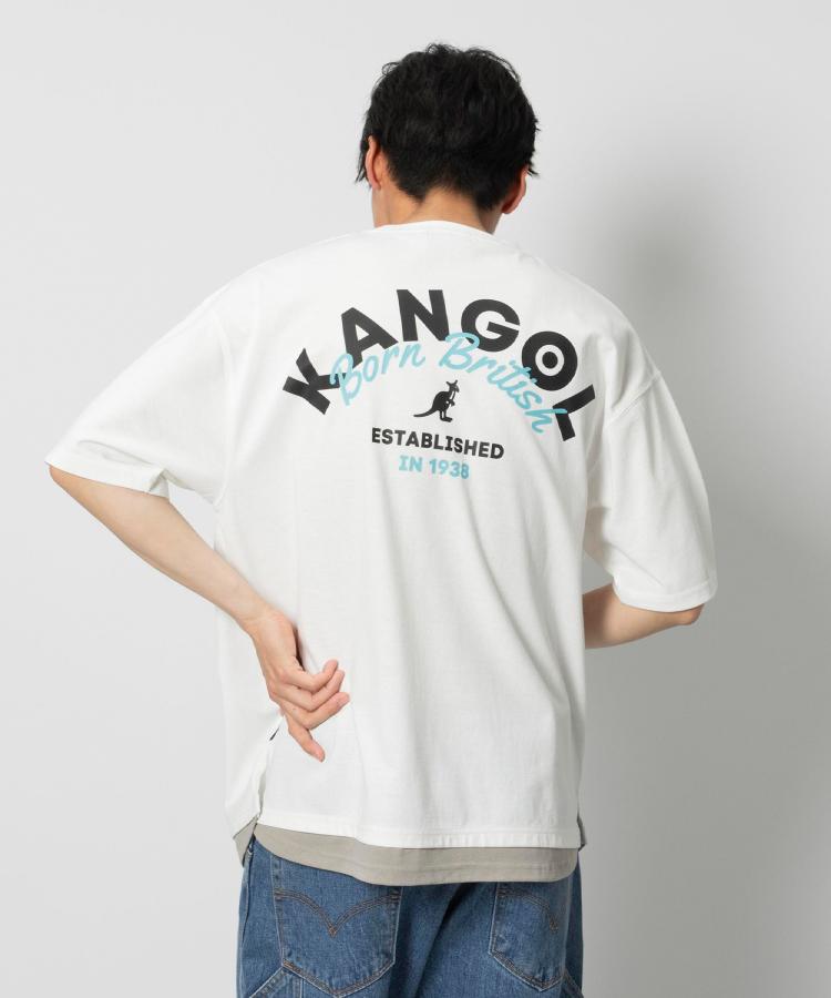 ライトオン(Right-on)のKANGOL(カンゴール)プリントTシャツ ホワイト(0290)