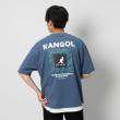 ライトオン(Right-on)のKANGOL(カンゴール)プリントTシャツ ブルー(0015)
