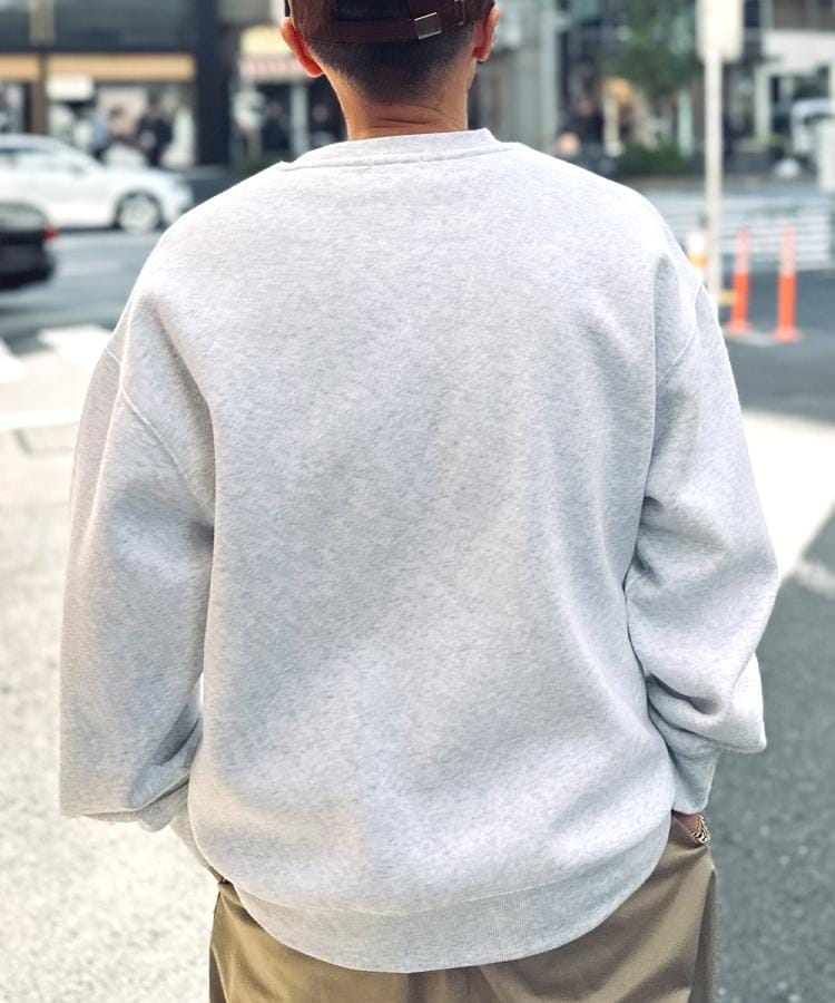 ライトオン(Right-on)のRefurbish(リファービッシュ)【WEB限定】裏起毛デザインクルーネックスウェット10