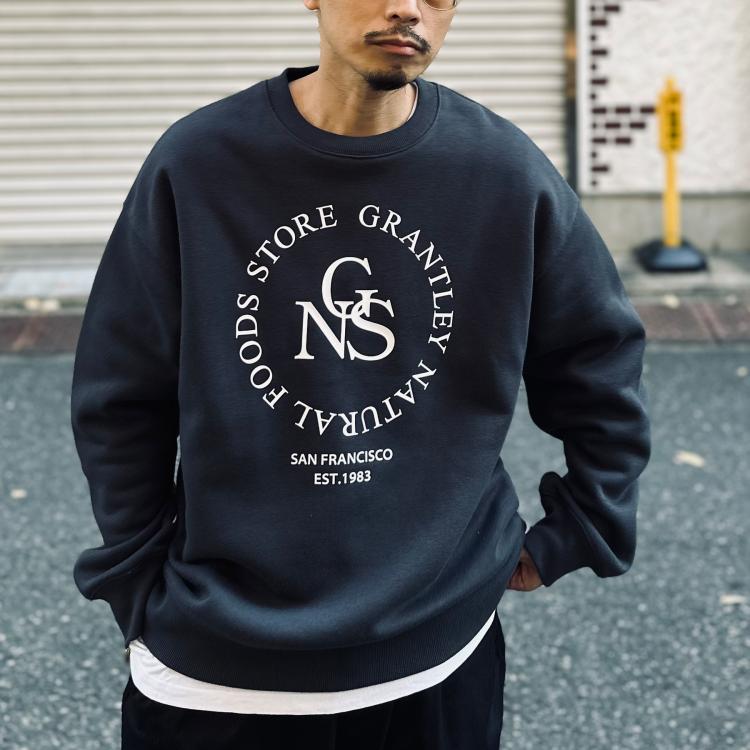 ライトオン(Right-on)のRefurbish(リファービッシュ)【WEB限定】裏起毛デザインクルーネックスウェット スウェット・トレーナー
