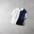 ライトオン(Right-on)のRefurbish(リファービッシュ)切り替えＴシャツ ホワイト(0090)