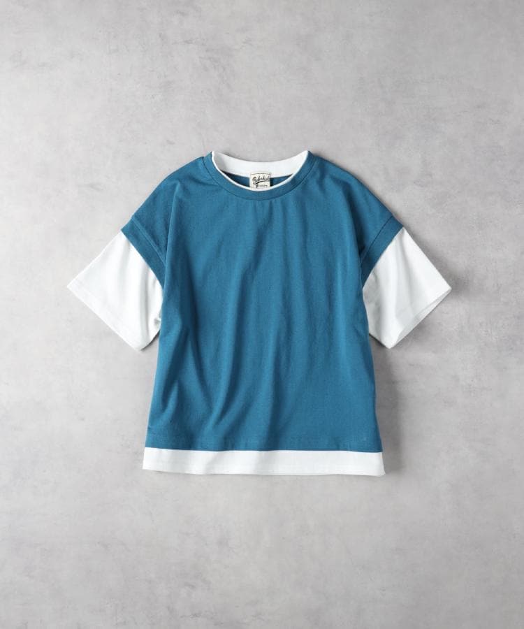 ライトオン(Right-on)のRefurbish(リファービッシュ)フェイクレイヤードＴシャツ6