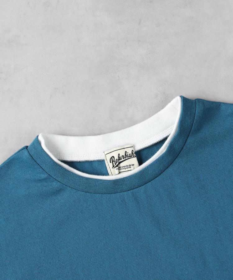 ライトオン(Right-on)のRefurbish(リファービッシュ)フェイクレイヤードＴシャツ7
