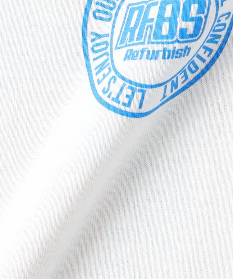 ライトオン(Right-on)のRefurbish(リファービッシュ)サークルバックプリントＴシャツ6