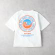 ライトオン(Right-on)のRefurbish(リファービッシュ)サークルバックプリントＴシャツ ホワイト(0090)