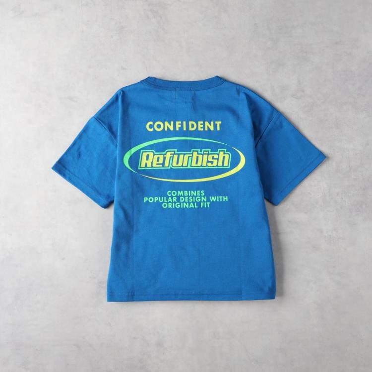 ライトオン(Right-on)のRefurbish(リファービッシュ)グラフィックバックプリントTシャツ Ｔシャツ
