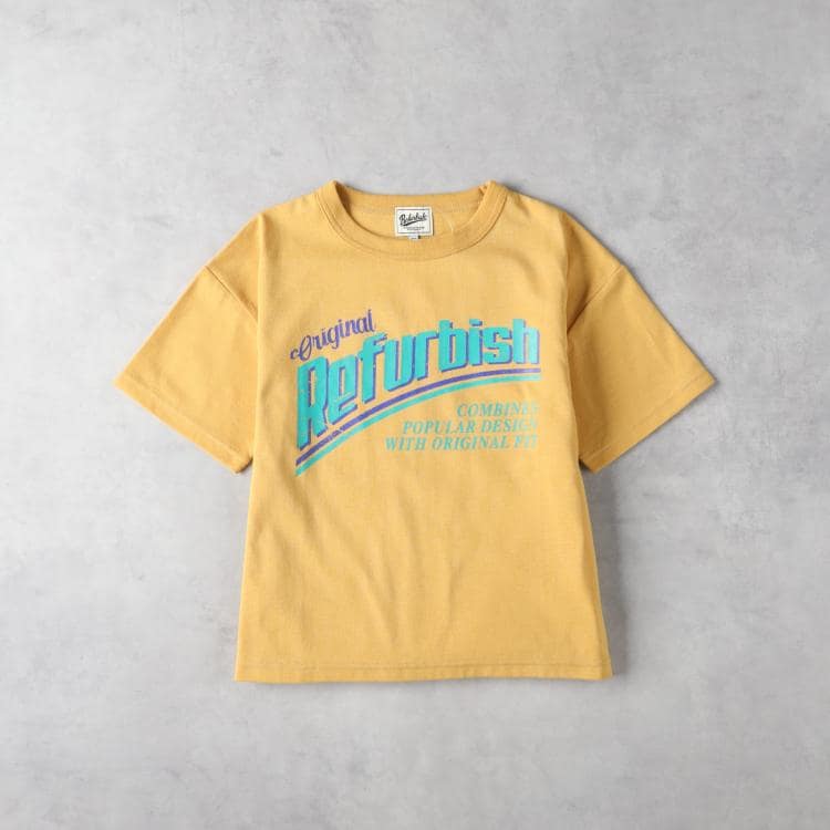 ライトオン(Right-on)のRefurbish(リファービッシュ)グラフィックロゴプリントTシャツ Ｔシャツ