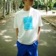 ライトオン(Right-on)のRefurbish(リファービッシュ)フロントプリント半袖Ｔシャツ ホワイト(0090)