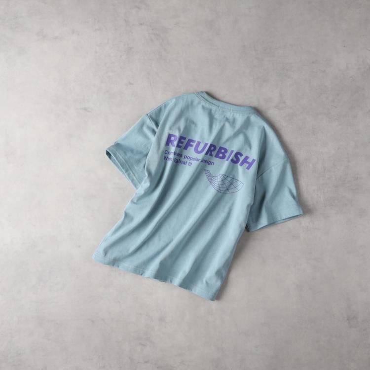 ライトオン(Right-on)のRefurbish(リファービッシュ)バックロゴプリントＴシャツ Ｔシャツ
