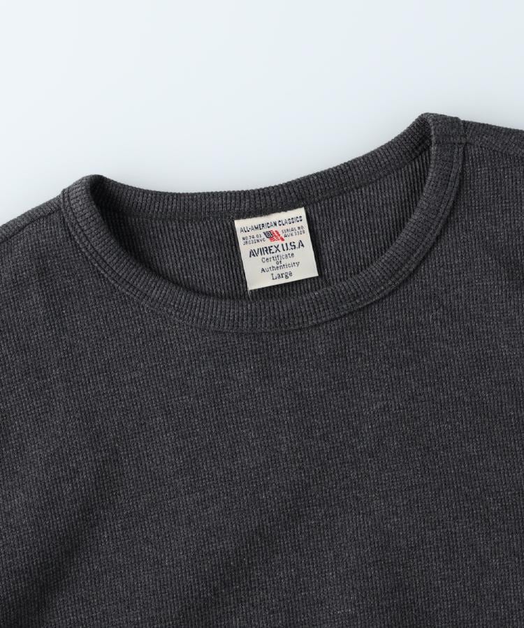 ライトオン(Right-on)のAVIREX(アビレックス)ワッフルクルーネック長袖Tシャツ9