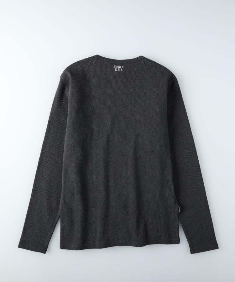 ライトオン(Right-on)のAVIREX(アビレックス)ワッフルクルーネック長袖Tシャツ11