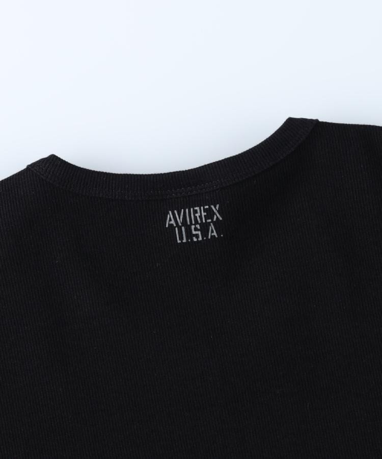ライトオン(Right-on)のAVIREX(アビレックス)テレコＶネックＴシャツ4