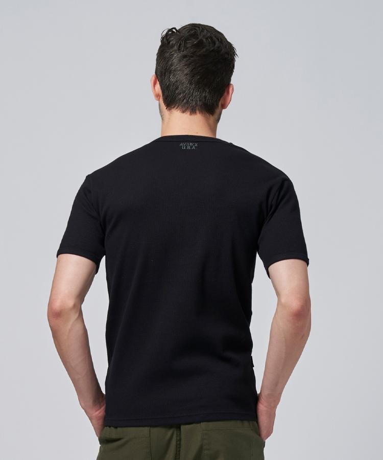 ライトオン(Right-on)のAVIREX(アビレックス)テレコヘンリーネックＴシャツ2