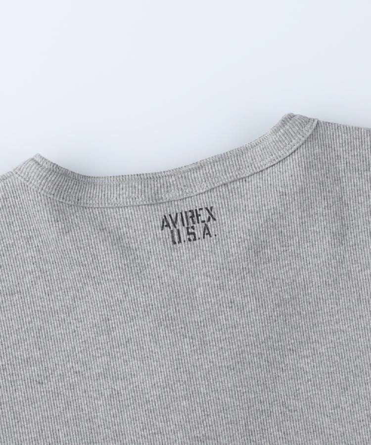ライトオン(Right-on)のAVIREX(アビレックス)テレコヘンリーネックＴシャツ7