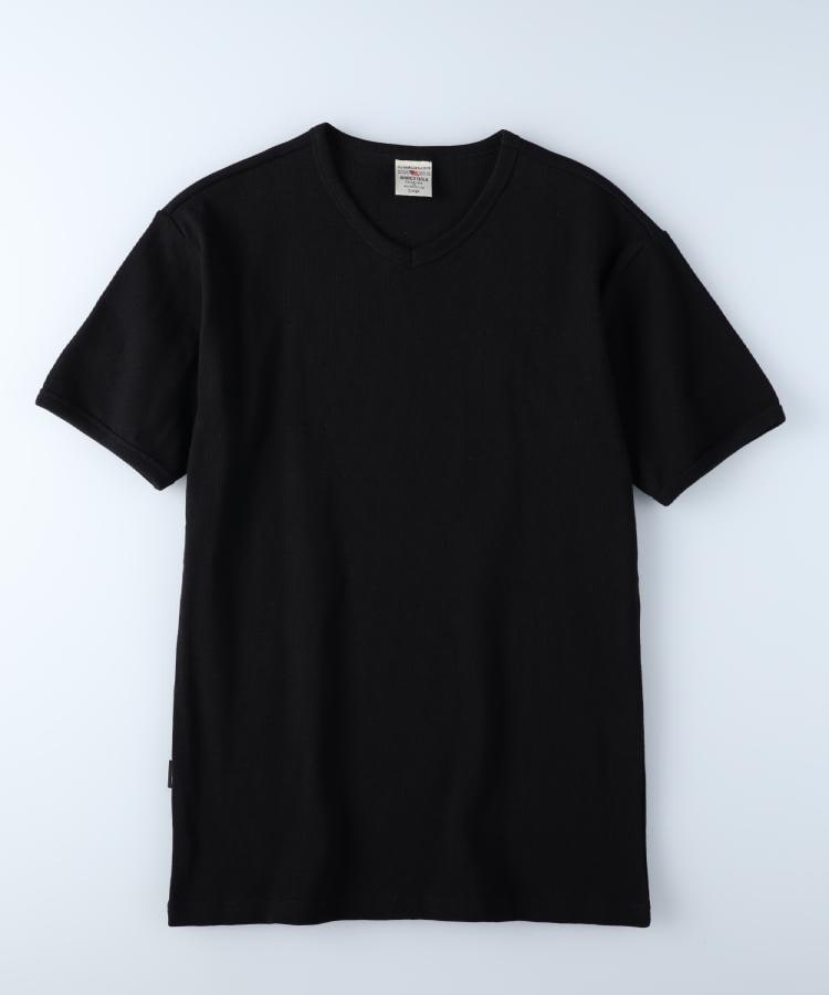 ライトオン(Right-on)のAVIREX(アビレックス)ミニワッフルＶネックＴシャツ3