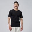 ライトオン(Right-on)のAVIREX(アビレックス)ミニワッフルクルーＴシャツ ブラック(0099)