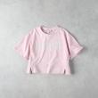 ライトオン(Right-on)のVIVIAN BLUE(ヴィヴィアンブルー)パイピングロゴＴシャツ ピンク(0043)