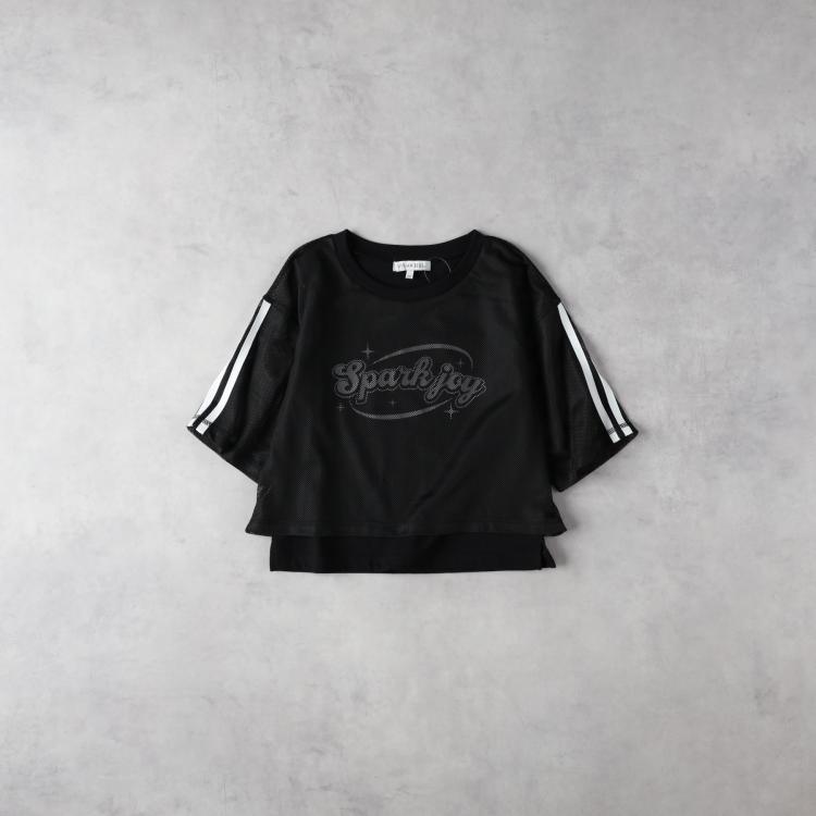 ライトオン(Right-on)のVIVIAN BLUE(ヴィヴィアンブルー)メッシュドッキングトップス Ｔシャツ
