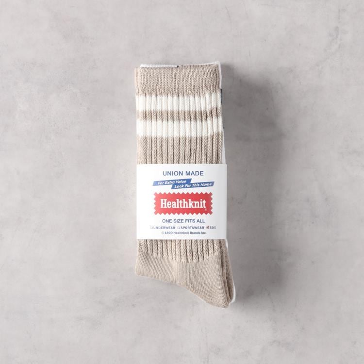 ライトオン(Right-on)のHealthknit(ヘルスニット)【2色セット】リブラインソックス ソックス