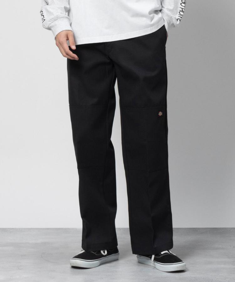 ライトオン(Right-on)のDickies(ディッキーズ)ダブルニーワークパンツ ブラック(0099)