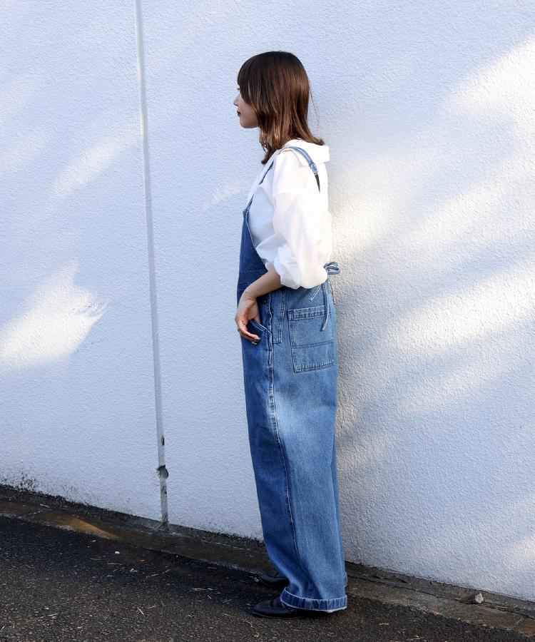 ライトオン(Right-on)のDickies(ディッキーズ)デニムサロペット10