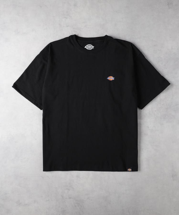 ライトオン(Right-on)のDickies(ディッキーズ)ワンポイントＴシャツ ブラック(0099)