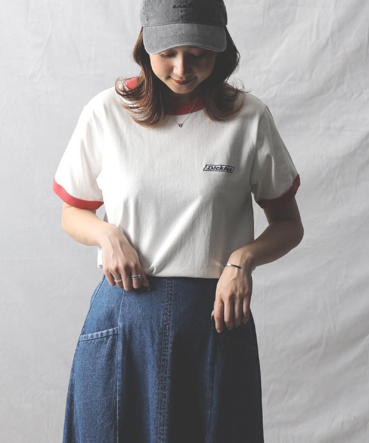 ライトオン(Right-on)のDickies(ディッキーズ)ワンポイントリンガーＴシャツ8
