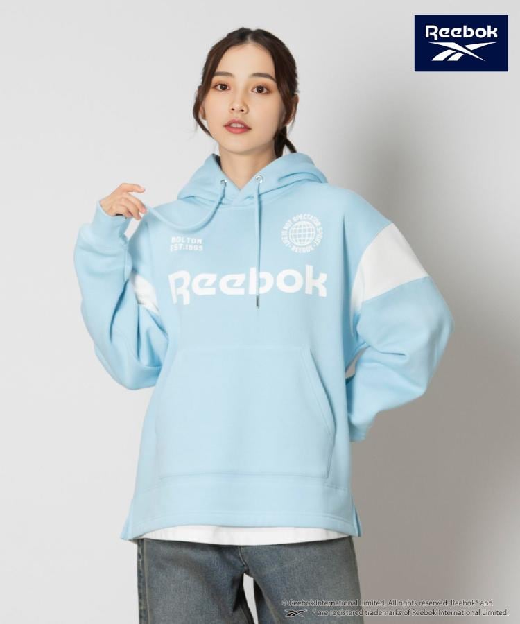 ライトオン(Right-on)のReebok(リーボック)レイヤードパーカー サックスブルー(0011)
