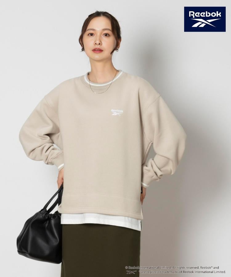 Reebok(リーボック)レイヤードクルースウェット(スウェット Reebok(リーボック)レイヤードクルースウェット(スウェット